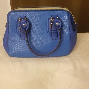 Electric blue purse